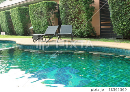 chair by the pool 38563369