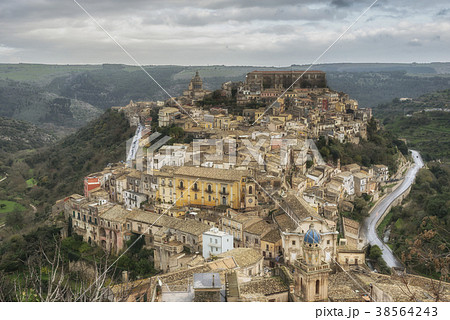 Ancient town Ragusa. Sicily. Italy. Ancient town Ragusa. Sicily. Italy. 38564243