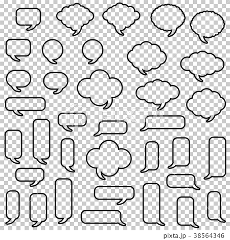 吹き出し 38564346