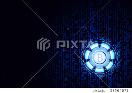 Virtual currency lighting sign Virtual currency lighting sign 38564671
