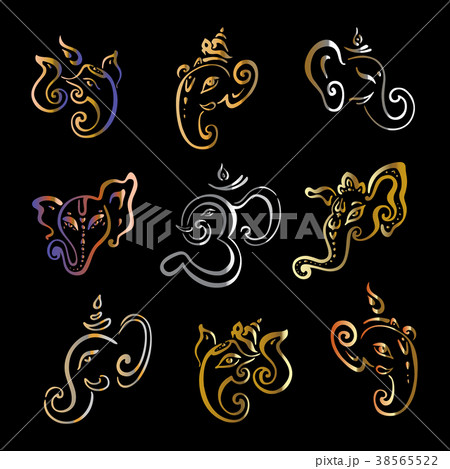 Hindu God Ganesha. Ganapati 38565522