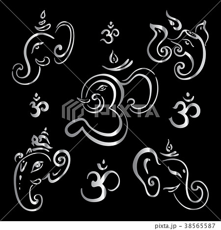 Hindu God Ganesha. Ganapati Hindu God Ganesha. Ganapati 38565587