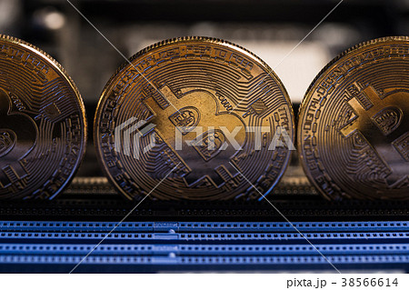 ビットコイン、仮想通貨、マザーポード、基盤 38566614