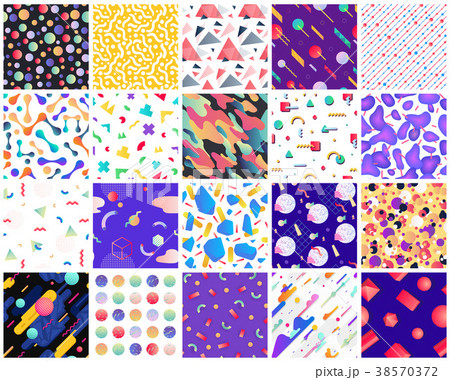 Geometric seamless patterns. Geometric seamless patterns. 38570372