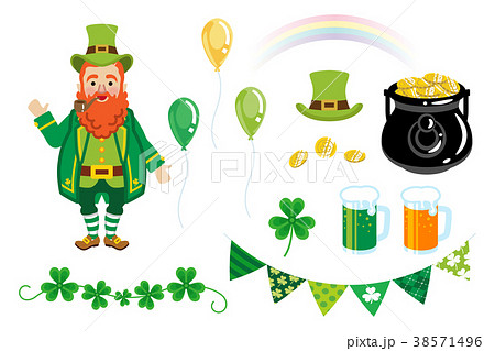 セントパトリックデー　装飾セット 38571496