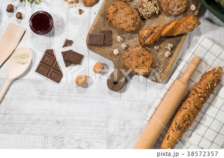 Fresh homemade sweet pastry 38572357