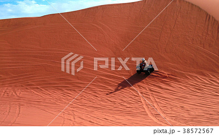 ATV driving at Namib desert, Swakopmund, Namibia ATV driving at Namib desert, Swakopmund, Namibia 38572567
