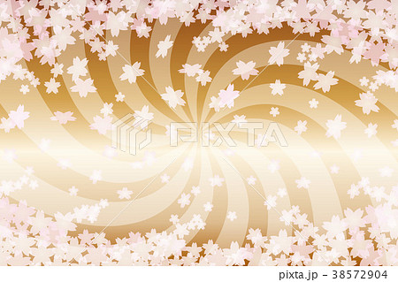 背景素材壁紙 和風 桜の花びら さくらの木 春 満開 渦巻き 集中線 無料 広告 宣伝 フリー 螺旋のイラスト素材 38572904 Pixta