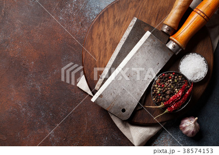Vintage kitchen utensils and spices Vintage kitchen utensils and spices 38574153