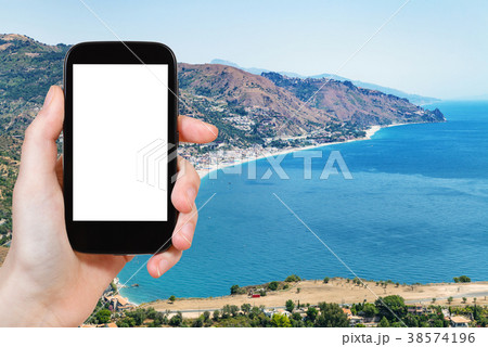 tourist photographs Letojanni resort town tourist photographs Letojanni resort town 38574196