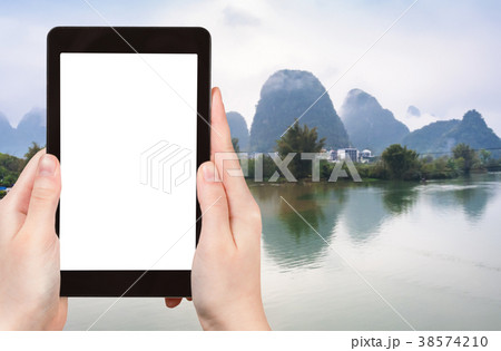 tourist photographs Yulong and Jinbao rivers 38574210