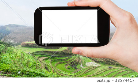 tourist photographs Rice Terraces near Tiantouzhai 38574417