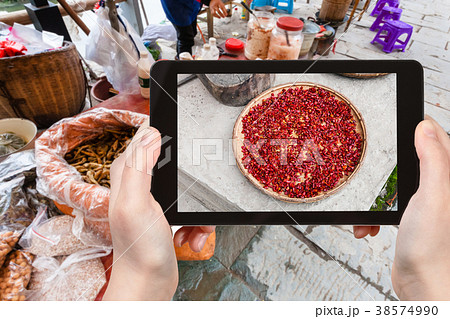 tourist photographs dried spicy red pepper tourist photographs dried spicy red pepper 38574990
