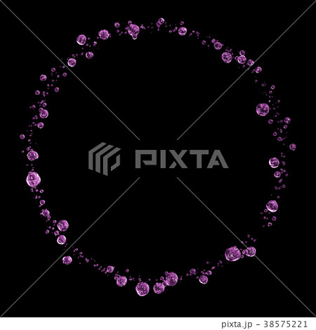 3D detailed illustration of a drop of water pink 38575221