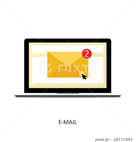 notebook e-mail notifications vector notebook e-mail notifications vector 38575893