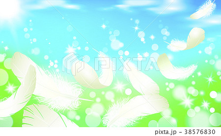 Realistic bright sunny spring landscape green 38576830