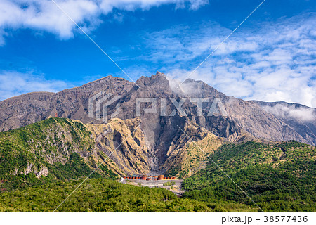 Sakurajima Volcano Peak 38577436