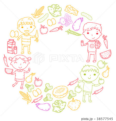 Kindergarten Nursery Preschool School kids eat Kindergarten Nursery Preschool School kids eat 38577545