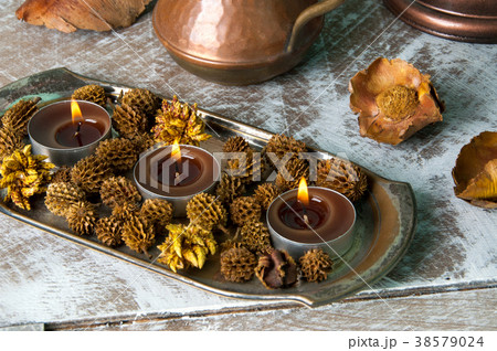 Brown aroma candles 38579024