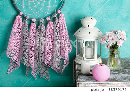 Dream catcher and aroma candles 38579175
