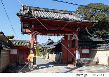 京都　浄福寺　赤門 38579416