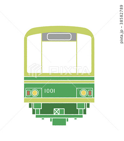 江ノ電 1000形 旧標準塗装のイラスト素材 [38582789] - PIXTA