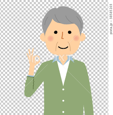 Senior Male Grandpa OK Senior Male Grandpa OK 38585103