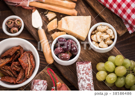 Tapas made for sharing at party or in bar 38586486