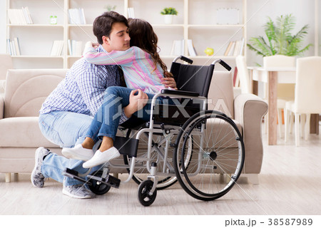 Young family taking care of each other 38587989
