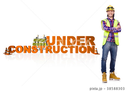 Concept of under construction for your webpage 38588303