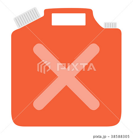 灯油缶　色付き　イラスト　アイコン 38588305