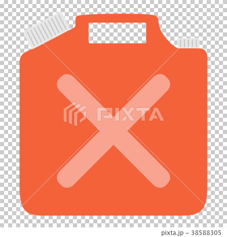 灯油缶　色付き　イラスト　アイコン 38588305