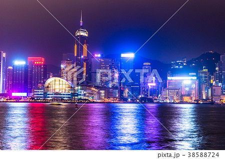 《香港》香港島の夜景 38588724