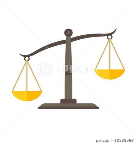 Scales of justice icon. Scales of justice icon. 38588969