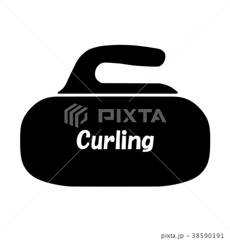 カーリング ストーン Curlingのイラスト素材