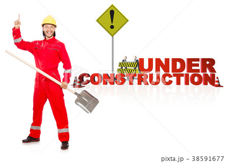Concept of under construction for your webpage 38591677