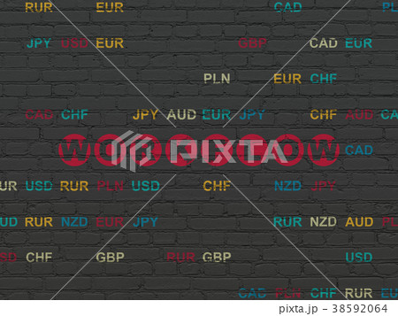 Business concept: Workflow on wall background Business concept: Workflow on wall background 38592064