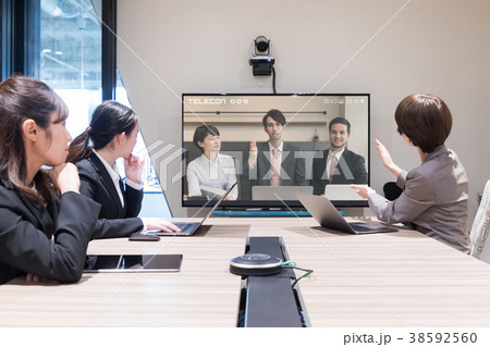 テレビ会議 テレビ会議 38592560