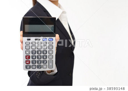 計算機を持つ女性 38593148