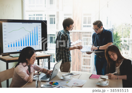 Business workers group meeting in office Business workers group meeting in office 38593515