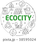 Lines illustration ecocity 38595024