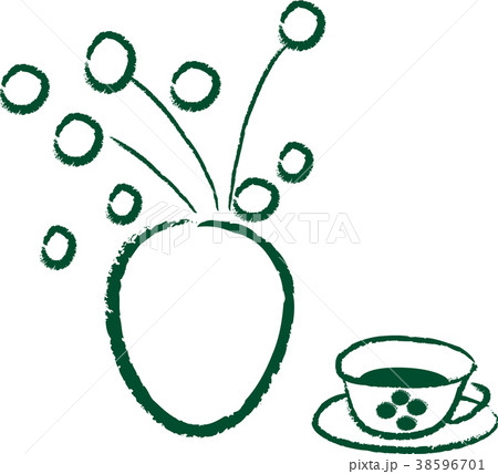 花瓶　お茶　カップ１客 38596701