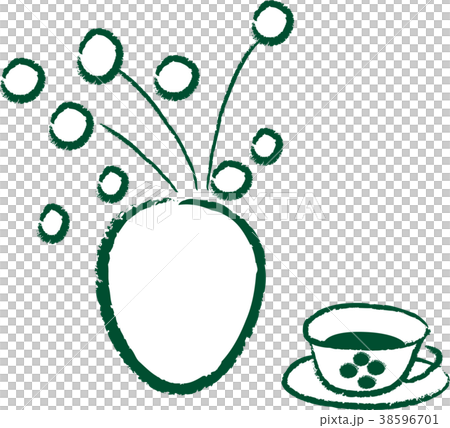 花瓶　お茶　カップ１客 38596701