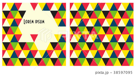 Square Booklet or brochure cover vector template. 38597095