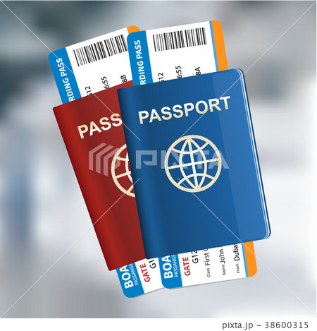 Two International passports with tickets on the 38600315