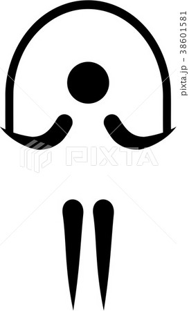 Skipping rope icon 38601581