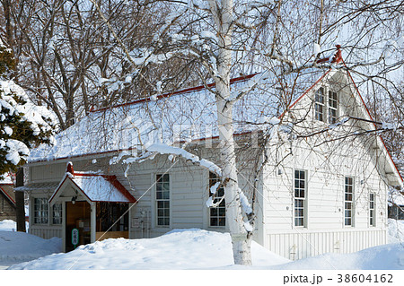 雪景色の札幌農学校第2農場 事務所 雪景色の札幌農学校第2農場 事務所 38604162