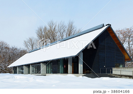 雪景色の札幌農学校第2農場 遠友学舎 38604166