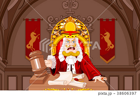 King of Hearts Judge with gavel 38606397