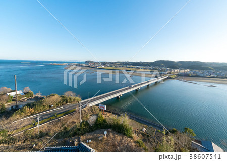 杵築大橋（大分県杵築市） 38607541